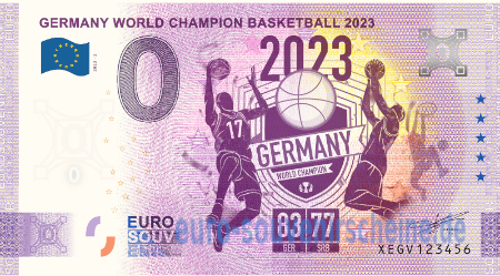 XEGV-2023-2 GERMANY WORLD CHAMPION BASKETBALL 2023 