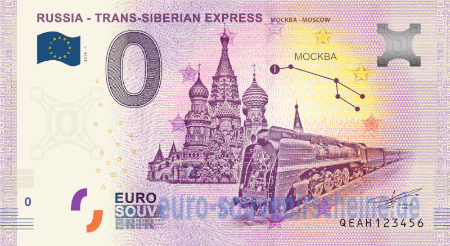 QEAH-2019-1 RUSSIA - TRANS-SIBERIAN EXPRESS MOCKBA - MOSCOW