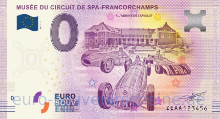ZEAA-2018-1 MUSÉE DU CIRCUIT DE SPA-FRANCORCHAMPS 